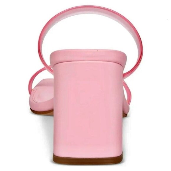 Steve Madden Lilah Heeled Sandal Womens Size 11 Slip On Open Toe Pink - Picture 2 of 4